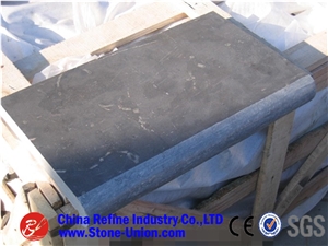 Black Blue Stone Swimming Pool Coping,Bullnose Pool Coping Paving, Pool Edge,Drop Face Pool Coping,Bluestone Swimming Pool Coping Tiles