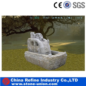 Black Granite Water Fountain,China Granite Garden Water Fountain,Natural Stone Garden Fountain,Water Features Exterior Fountains