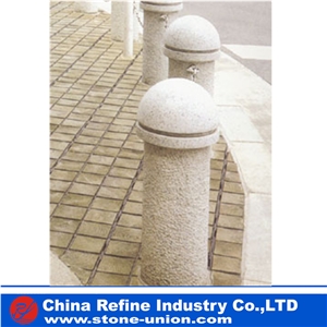 Car Barrier Parking Stone,Parking Curbs for Landscaping Stone,Granite Car Barrier Parking Stone, Grey Granite Parking Stone,Car Parking Bollards