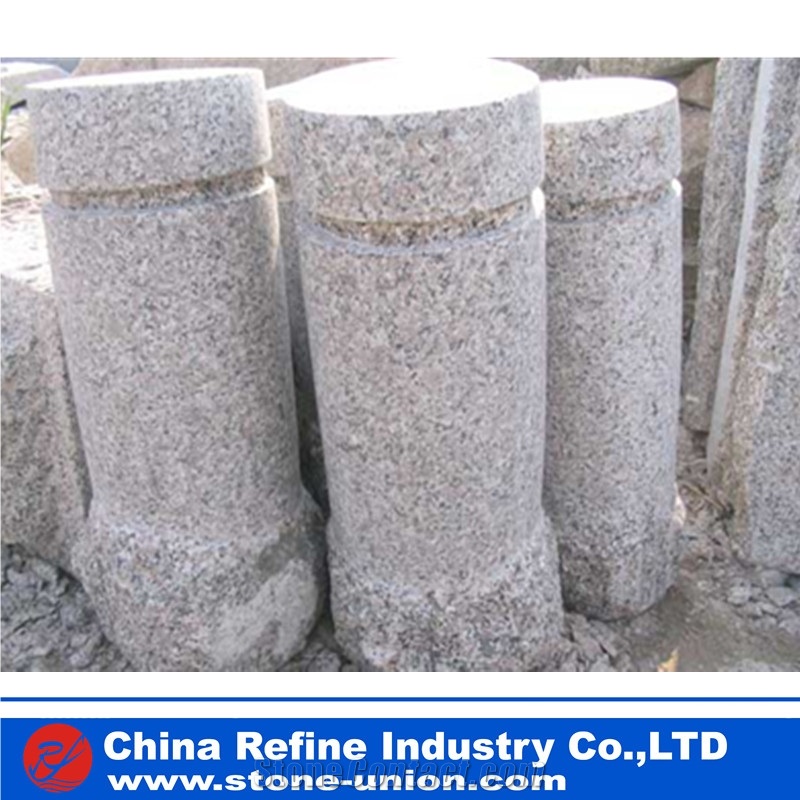 Car Barrier Parking Stone,Parking Curbs for Landscaping Stone,Granite Car Barrier Parking Stone, Grey Granite Parking Stone,Car Parking Bollards