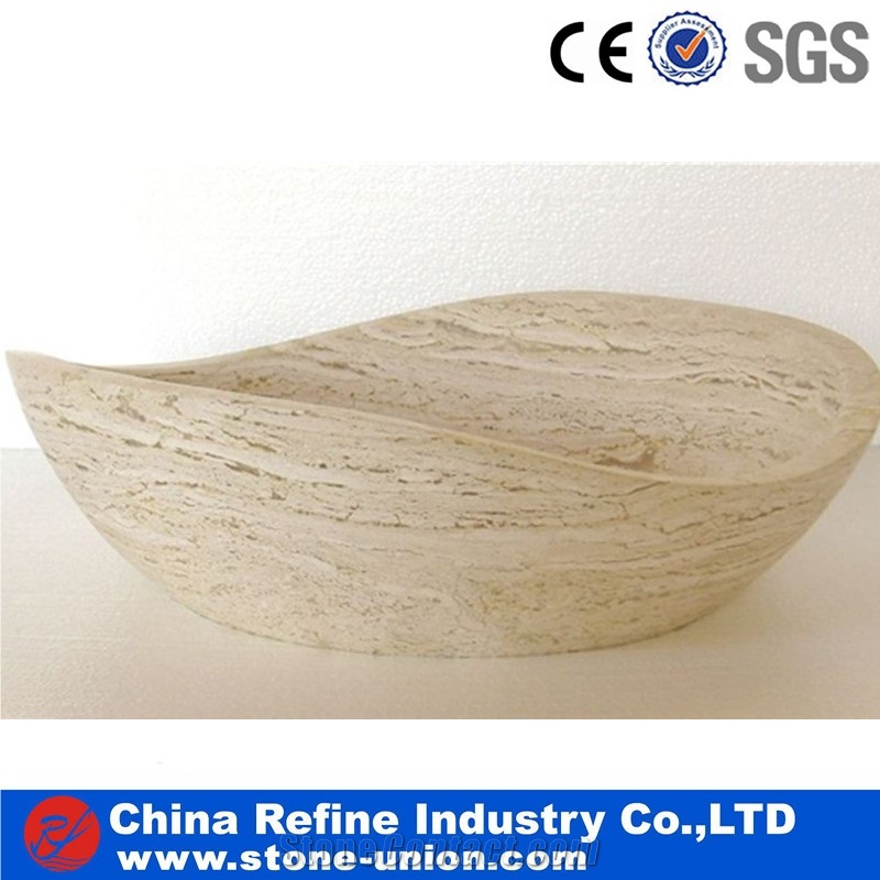 Carara White Marble Stone Vessel Sink & Cheaper White Marble Stone Basin &Square Marble Stone Sink for Bathroom&Carving Square Outdoor Stone Sink