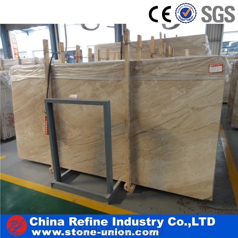 Cheap Dino Beige Marble Polished Slabs, Tiles for Wall, Floor Covering, Natural Building Stone Decoration for House Interior Project, Beige Marble