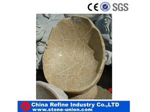 China Yellow Granite Garden Bench,Exterior Furniture,Granite Garden Bench, Outdoor Benches, Park Benches, Granite Chair, Round Stone Table Bench