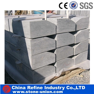 Chinese G341 Granite Kerb Stone, China Cheap Grey Granite Kerbstone,,Lowest Price Granite,Rough Picked,Flamed Paving Curbs, Road Stone for Building