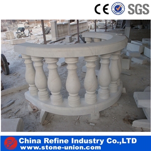 Column Pillar Building Material, White Marble Roman Columns by Handcarved,Grey Granite Garden Pillars,Railing Set,Handdrail Column,Garden Pillar