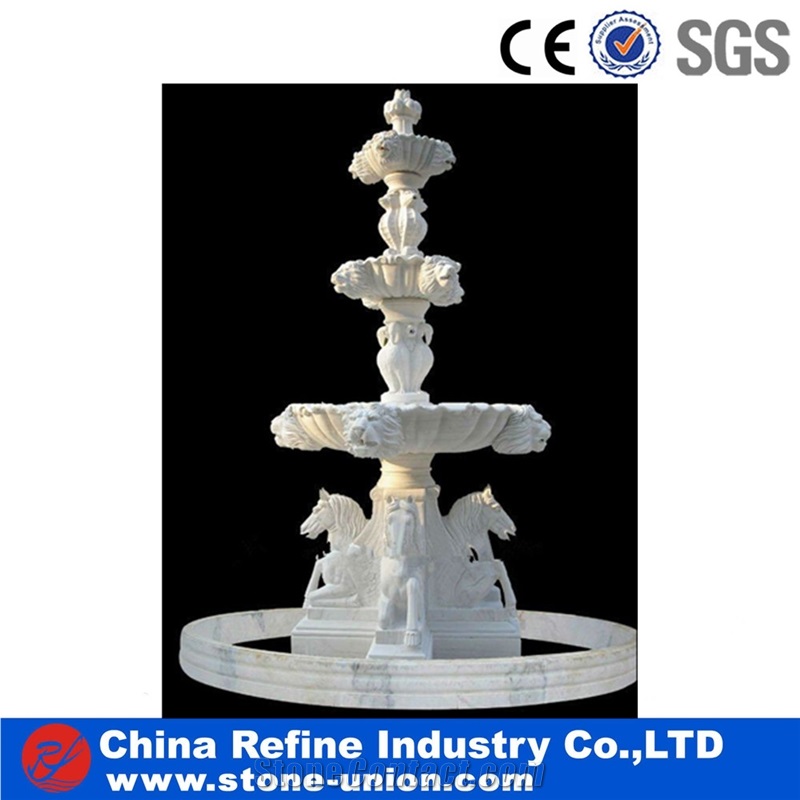 Dark Yellow Sandstone Fountain,Water Fountain, Carving Fountain for Indoor & Outdoor Decoration,Beautiful Garden Fountain