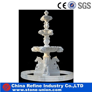 Dark Yellow Sandstone Fountain,Water Fountain, Carving Fountain for Indoor & Outdoor Decoration,Beautiful Garden Fountain