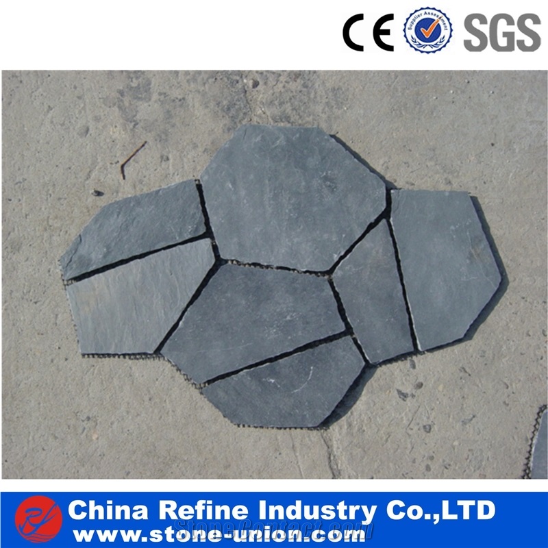 Flagstone, Irregular Flagstones, Flagstone Walkway Pavers,China Popular Cheap Rusty Brown Irregular Crazy Paving Random Flagstone for Walkway