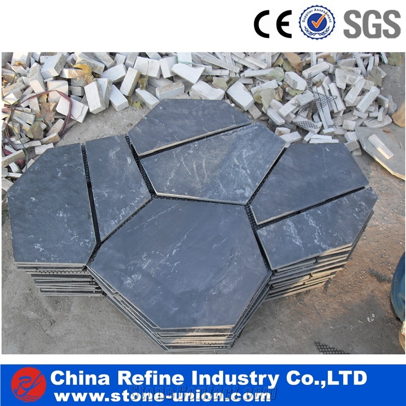 Flagstone, Irregular Flagstones, Flagstone Walkway Pavers,China Popular Cheap Rusty Brown Irregular Crazy Paving Random Flagstone for Walkway