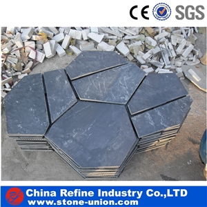 Flagstone, Irregular Flagstones, Flagstone Walkway Pavers,China Popular Cheap Rusty Brown Irregular Crazy Paving Random Flagstone for Walkway