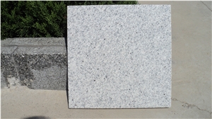 G365 Shandong White Top Grade Material Slabs Tiles Low Prices,Sesame Granite Tile, China White Granite,White Granite Top Grade Bushhammered Slabs