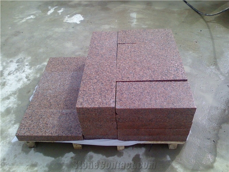 G386 Red Granite Slab, G386 Granite Tiles Wall Tiles Red Granite Skirting Peninsula Red Granite Floor Covering Shandong Shidao Granite Flooring