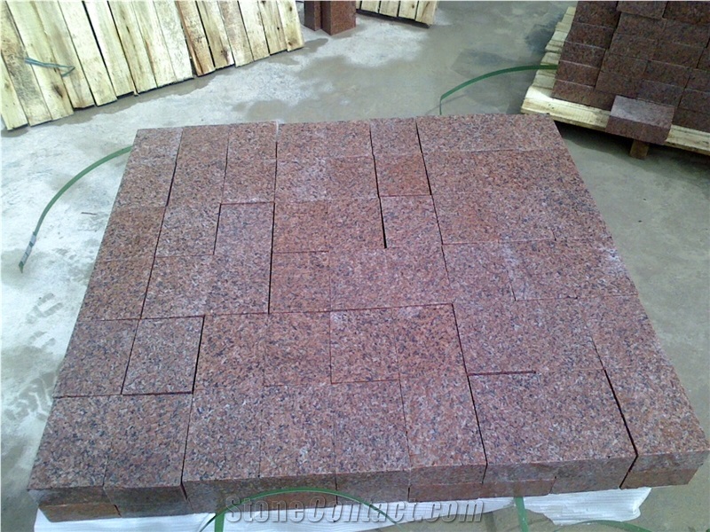 G386 Red Granite Slab, G386 Granite Tiles Wall Tiles Red Granite Skirting Peninsula Red Granite Floor Covering Shandong Shidao Granite Flooring