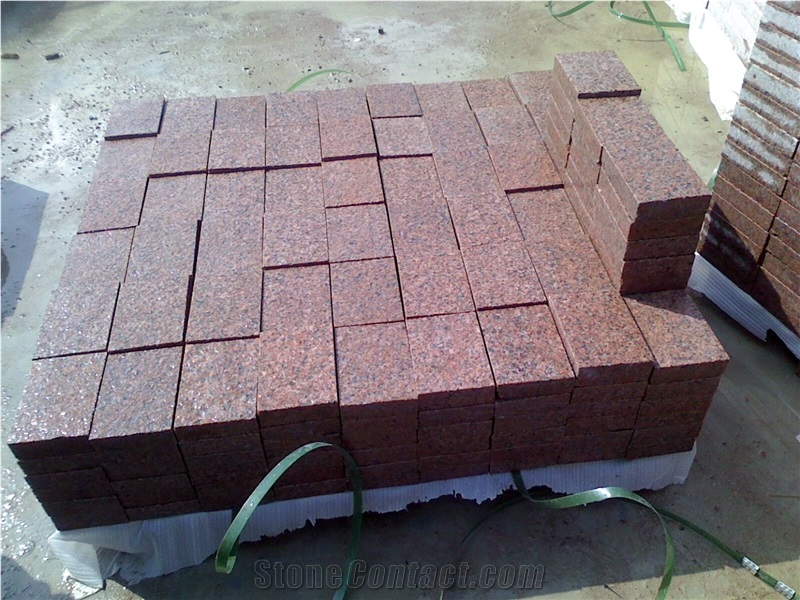 G386 Red Granite Slab, G386 Granite Tiles Wall Tiles Red Granite Skirting Peninsula Red Granite Floor Covering Shandong Shidao Granite Flooring