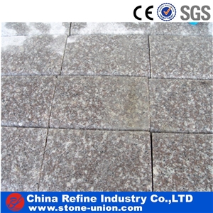 G664 Pink Granite ,Granite Floor Covering Tiles,Wall Covering Tiles,Paving Stone,Building Stone,Own Quarry Manufacture,Cherry Red Granite Tile