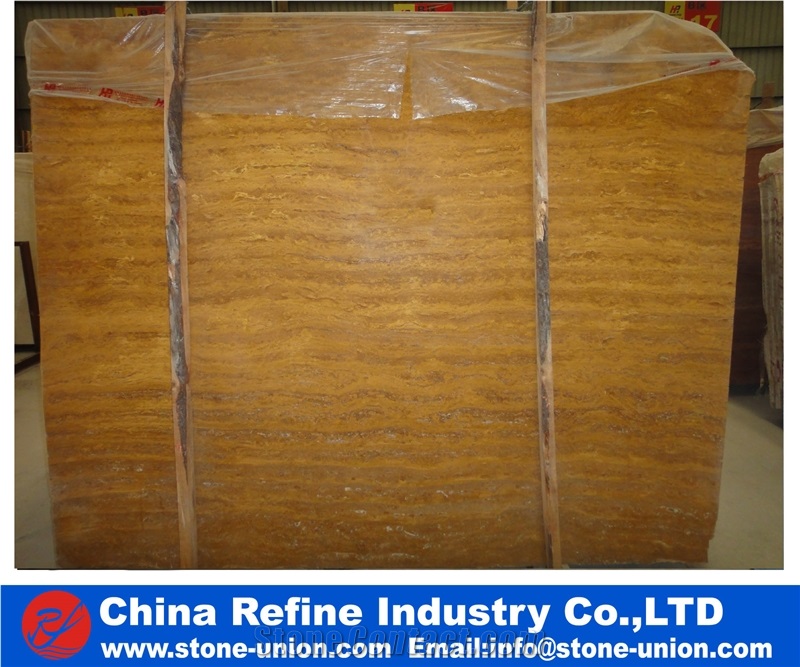 Gold Travertine Tumbled Floor Tiles, Yellow Travertine Floor Covering Tiles,, Yellow Polished Travertine Floor Tiles, Gold Travertine Tiles & Slabs