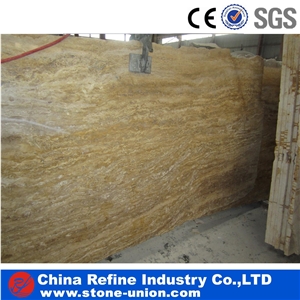Golden Travertine Tile & Yellow Travertine Floor Tiles, China Yellow Travertine&Travertine Wall Tiles& Cheaper Henan Travertine French Pattern