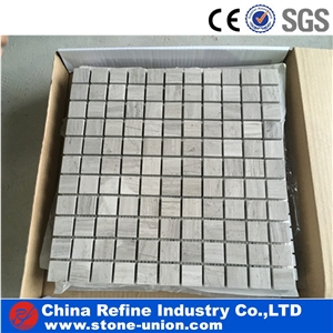 Green Marble with Italy Carrara Grey Marble Mosaic Tile Design, Flower Design Natural Stone Mosaic on Sales from China Factory,Ming Green Mosaic