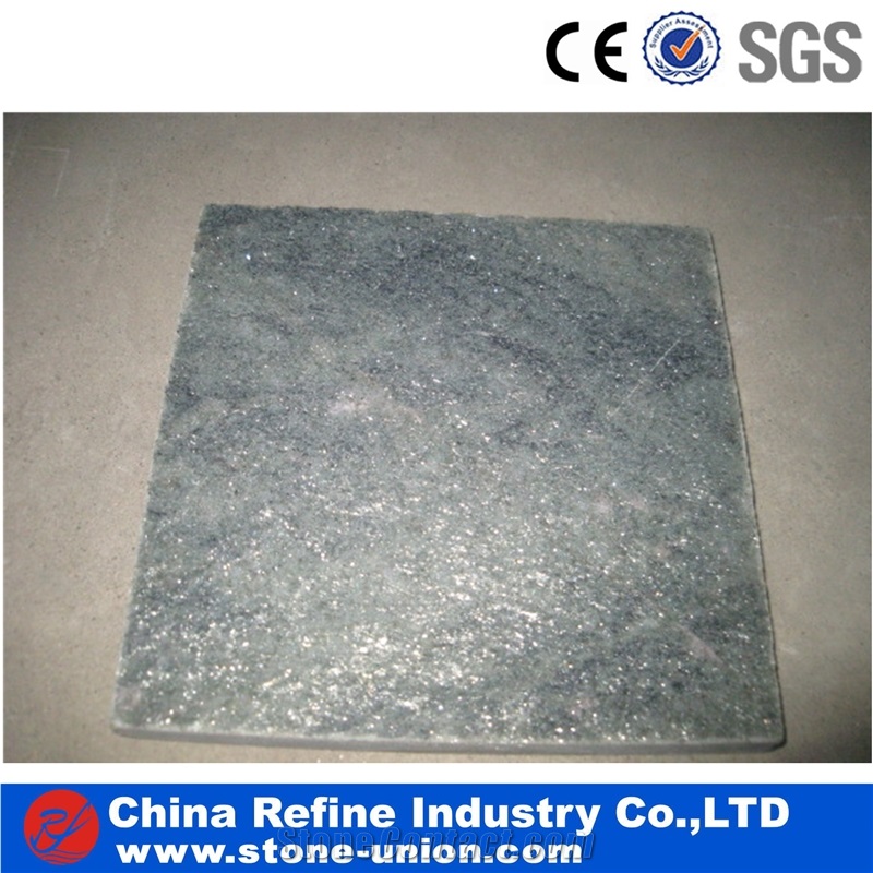 Green Quartzite Tiles Honed, China Green Quartzite Cultured Stone,,Exterior House Wall Decorative Culture Stone,Garden Culture Wall Stone