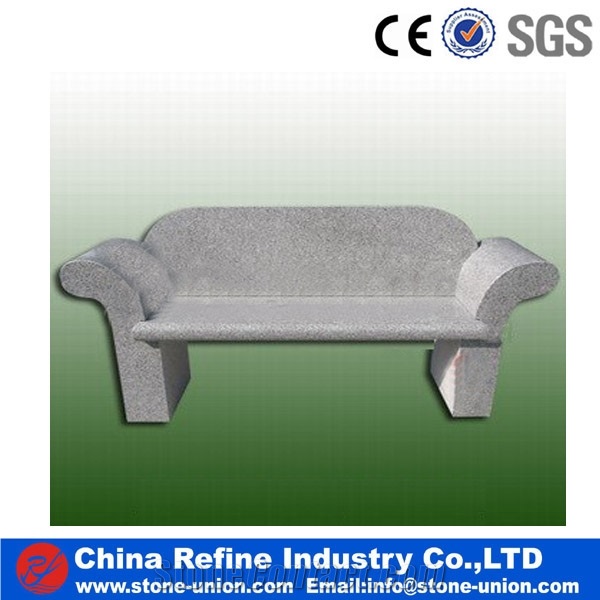 Grey Granite Stone Bench,China Grey Granite Garden Outdoor Bench,Chinese Polished Grey G654 Granite Bench , Outdoor Furniture , Stone Garden Bench