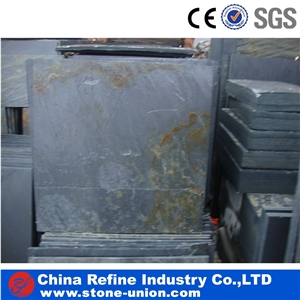 ,High Quality Factory Direct Black Slate Pattern Paving Stone Flooring,China Black Slate Slabs & Tiles,Natural Stone Flooring