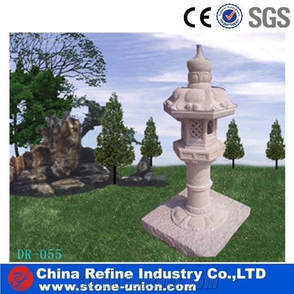 Japanese Garden Lantern,G603 Granite Garden Lantern,Granite Lantern,Garden Lamp, G603 Grey Granite Garden Lamps,Stone Lantern, Grey Granite Lanterns
