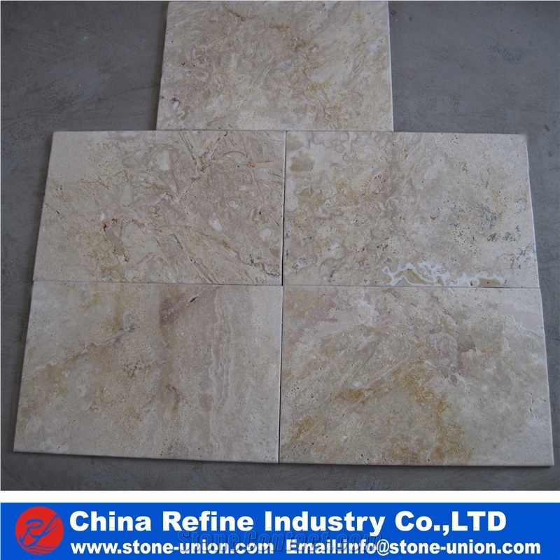 Light Beige Travertine Premium Quality Tiles, China Beige Travertine,Travertine Stone Flooring,Cream White Travertine Wall Tiles