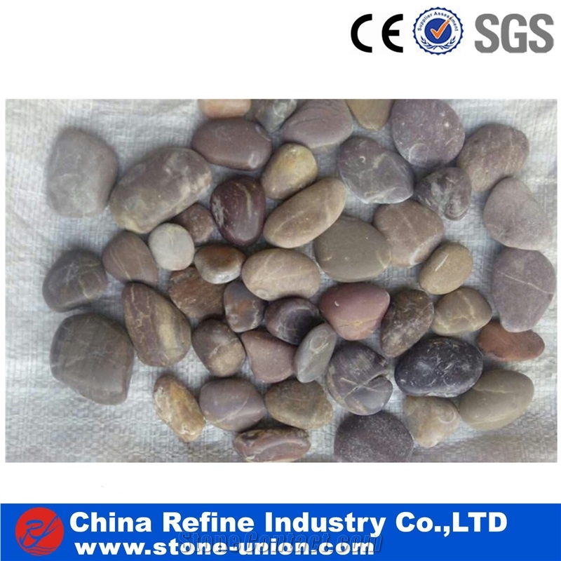 Mixed Color Pebble Stone River Stone, Natural Pebble,Polished Pebbles,Gravel,China Manufacturer River Stones, Decorative River Pebble Stone