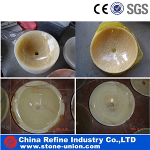 Onyx Wash Basin,Rosin Crystal Yellow Farm Basins, Factory Nature Stone Sinks, Manufactured Cheap Square Wash Basins,Decorative Onyx Stone,Onyx Sink