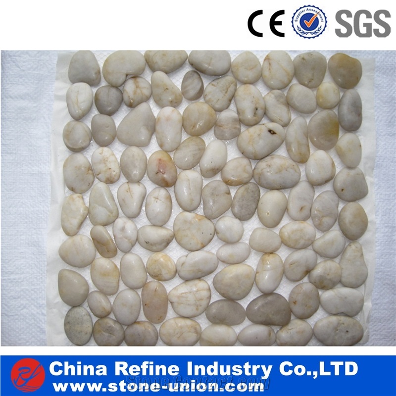 Pebble Stone Mosaic,Mixed Color Ordinary Polished Pebble Standing Mosaic Tile,Natural River Stone Mosaic Tile,Pebble Stone Wall Mosaic, Floor Mosaic