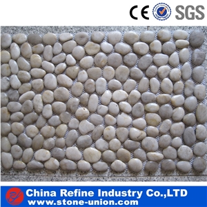 Pebbles Mosaic Medallions,Pebblestone Mosaic on Mesh,Pebble Mosaic for Floor Tiles,Bathroom,Hotel Decoration,Wall Mosaic Pattern,Interior Decoration