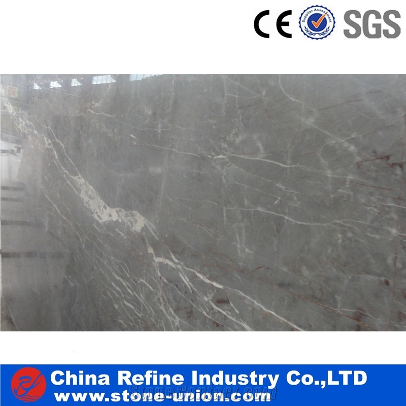 Polished Antic Grey Marble,Colorful Chinese Marble Pattern