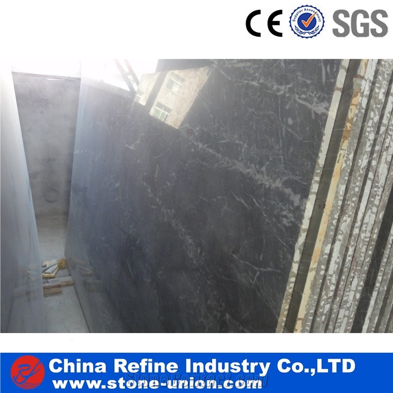 Polished Antic Grey Marble,Colorful Chinese Marble Pattern