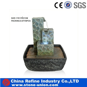 Prosperity Fountain,Natural Stone Garden Water Fountains,Exterior Decoration, Sculptured Fountain, Carved Fountain