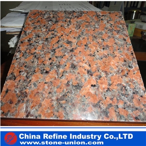 Red Pearl Slabs Tiles,Pink Cherry Marry Peach,Granite Polished Slab Tile Panel Wall Cladding Flooring,China Ruby Red/Luna Pearl Granite for Walling