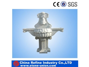 Rolling Ball Fountains,Garden Landscaping Natural Stone Fountain Floating Ball,Marble Water Fountain with Statue,Water Fountain Decoration