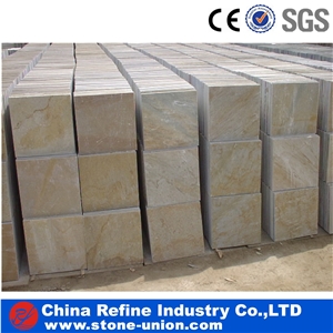 Rusty Black Slate Tile,Slate Natural Split Tiles, P014 Golden Yellow Wooden Slate Paving Flooring and Walling Tiles,Wood Grain Slate Stone for Walling