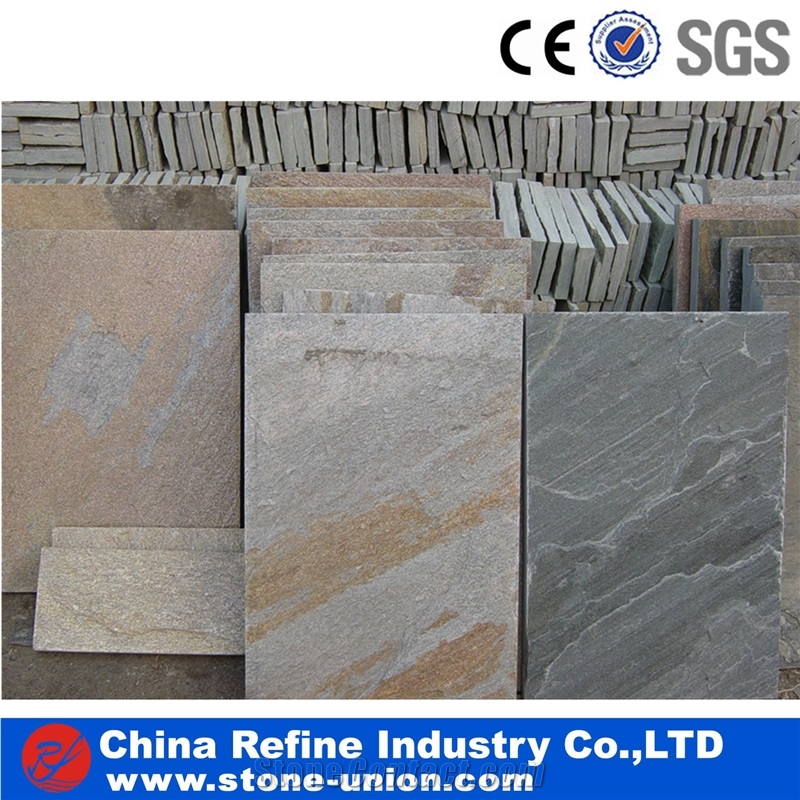 Rusty Black Slate Tile,Slate Natural Split Tiles, P014 Golden Yellow Wooden Slate Paving Flooring and Walling Tiles,Wood Grain Slate Stone for Walling