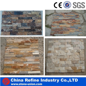 White Quartzite Cultured Stone Ledge Stone Wall Cladding&Pure White Thin Stone Veneer ,Cheaper S Shape Stone Veneer,Natural White Slate