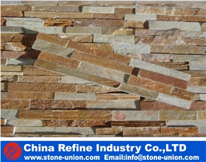 White Quartzite Cultured Stone Ledge Stone Wall Cladding&Pure White Thin Stone Veneer ,Cheaper S Shape Stone Veneer,Natural White Slate