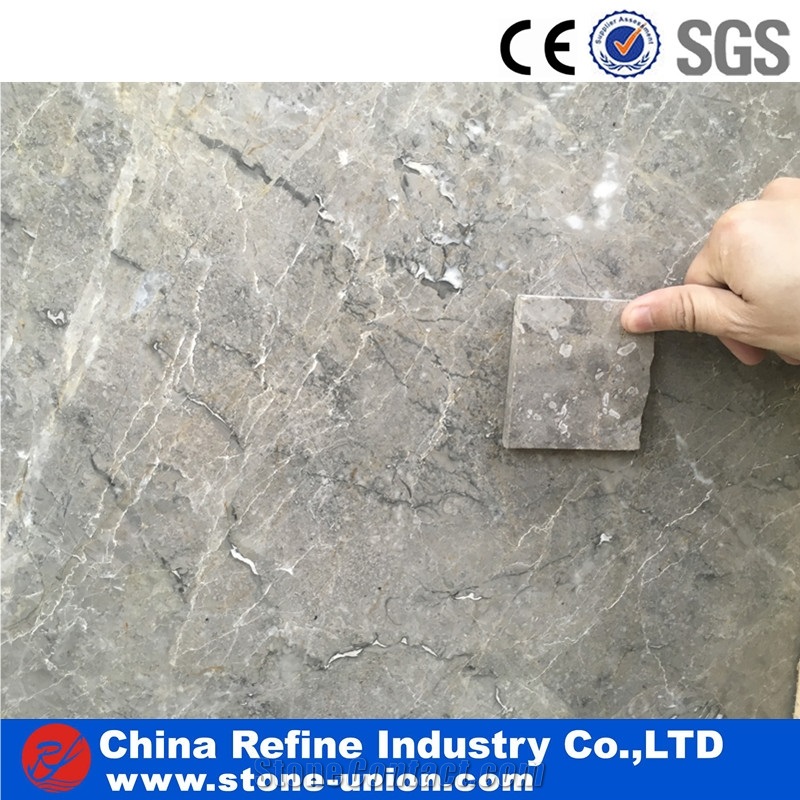 Xixili Grey Marble Slabs & Tiles, Turkish Grey Stone,Marron Marinace,Mystic Brown,Coffea Marble,Coffee Marble,Sicily Grey,Cicili Grey, Floor Covering