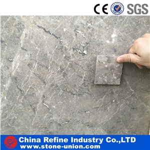 Xixili Grey Marble Slabs & Tiles, Turkish Grey Stone,Marron Marinace,Mystic Brown,Coffea Marble,Coffee Marble,Sicily Grey,Cicili Grey, Floor Covering