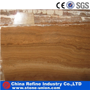 Yellow Wooden Marble Tiles And Slabs For Sale