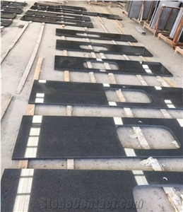 G654, Sesame Black, Sesame Black Of China, Countertops, Kitchen Countertops, Kitchen Top, Kitchen Bar Top, China Black Granite Countertops