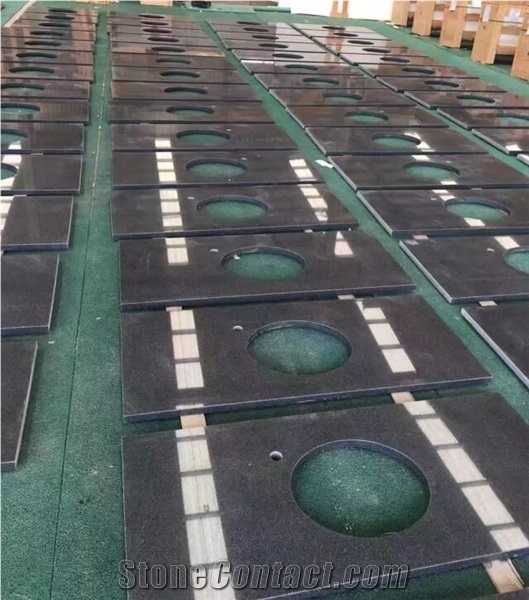 G654, Sesame Black, Sesame Black Of China, Countertops, Kitchen Countertops, Kitchen Top, Kitchen Bar Top, China Black Granite Countertops