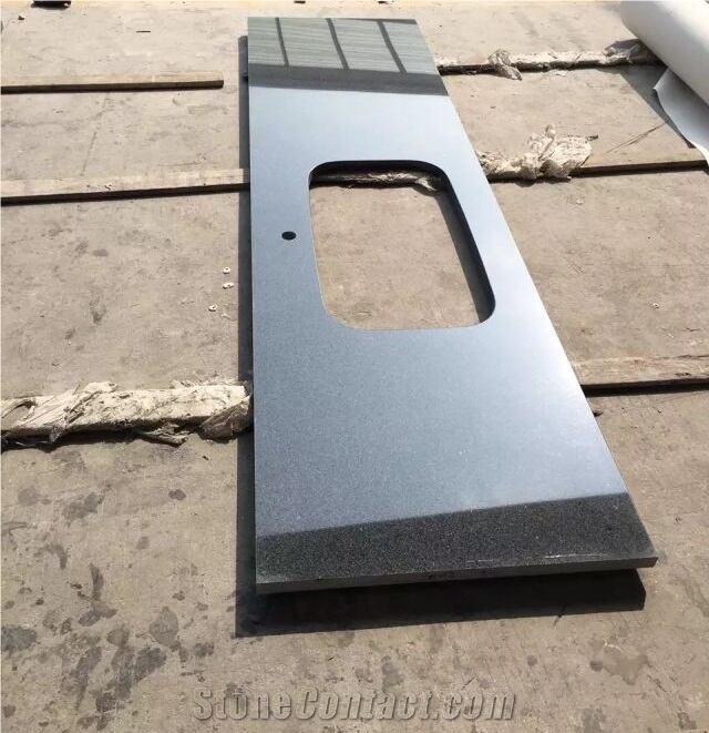 G654, Sesame Black, Sesame Black Of China, Countertops, Kitchen Countertops, Kitchen Top, Kitchen Bar Top, China Black Granite Countertops
