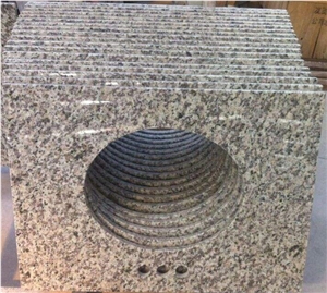 G655 Countertops, Bathroom Countertops, Bathroom Vanity Tops, Bathroom Solid Surface, China White Granite
