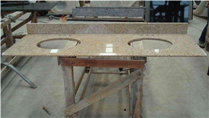 Rust Stone Shijing, Sunset Gold Shijing Countertops, Bathroom Countertops, Bathroom Vanity Tops, Bathroom Solid Surface, China Yellow Granite