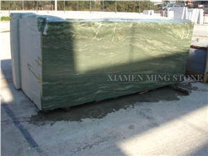 Big Quantity China Green Spray Wave Granite Block,Verde Juparana Blocks in Stock