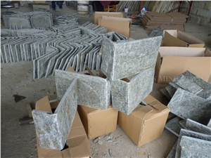 China Beige Rustic Imperial Cream Slate Culture Corner Stone Stacked Stone,Wall Veneer,Split Face Thin Stone Veener Exposed Garden Pool Waterfall